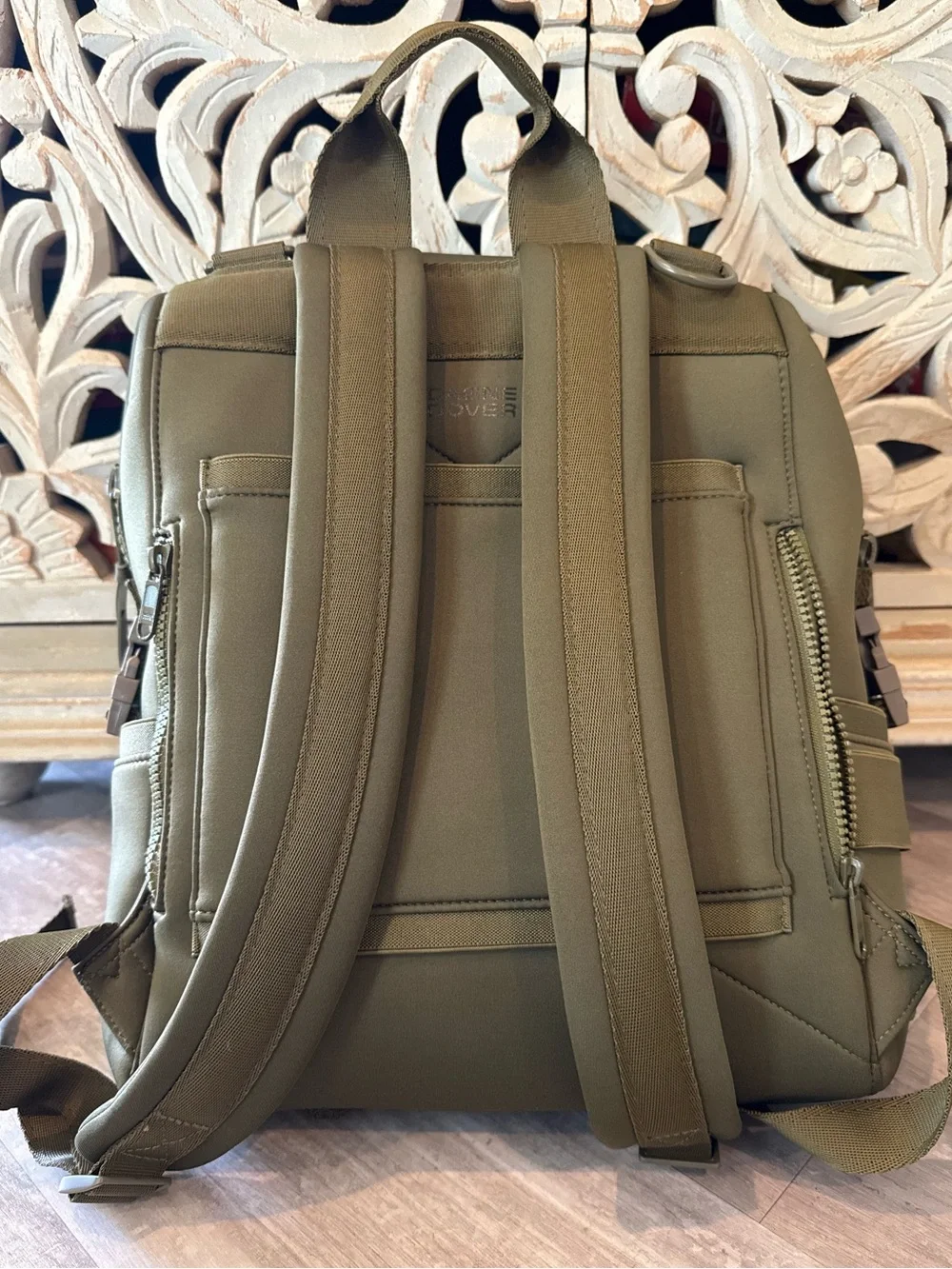 DAGNE DOVER INDI MEDIUM DIAPER BACKPACK DARK MOSS NEW WITHOUT TAGS!